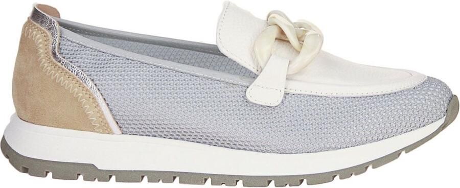 Regarde Le Ciel Eloida Wit-Grijze Moccasin