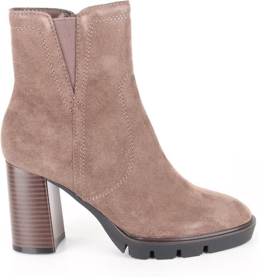 Regarde Le Ciel Elsie 01 MUDDY dames enkellaarzen gekleed beige