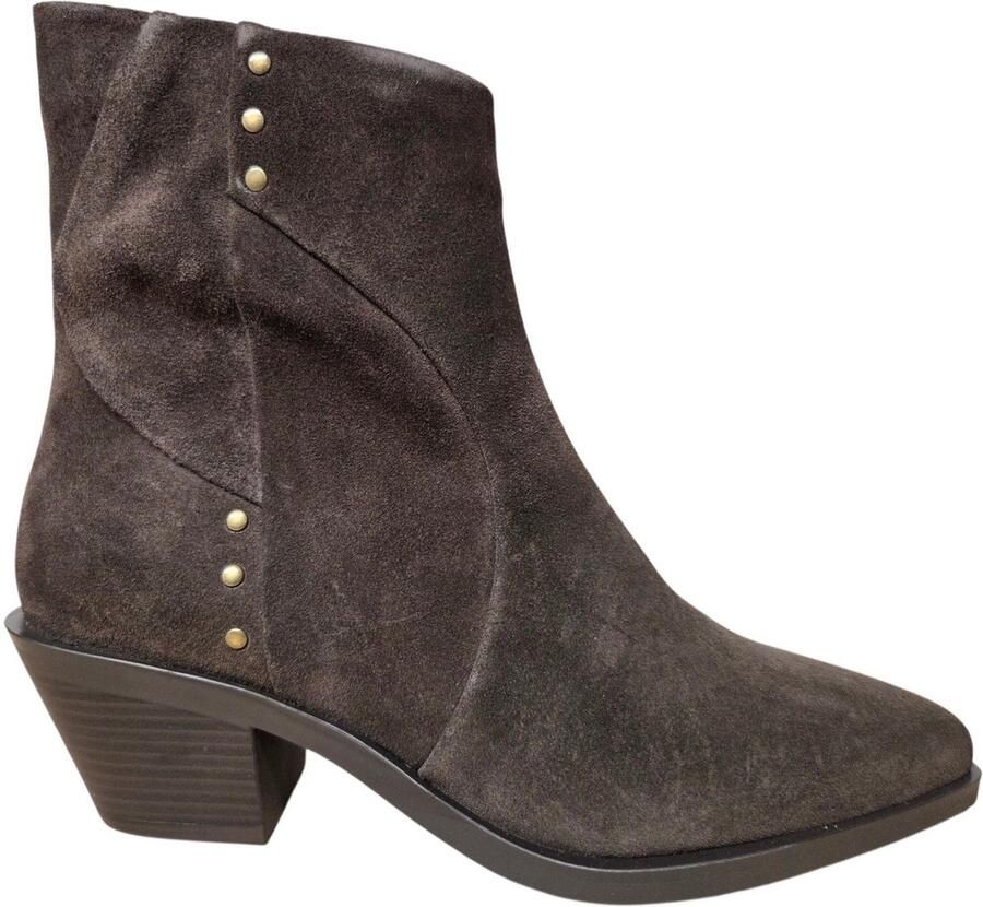 Regarde Le Ciel Helly 01 7940 TDM Enkellaarzen Bruin Suede Dames Bruin