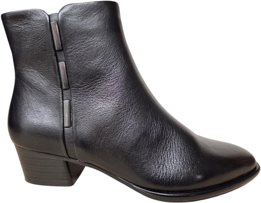 Regarde Le Ciel Lori 02 7939 Black Enkellaarzen Zwart Leer Dames Zwart