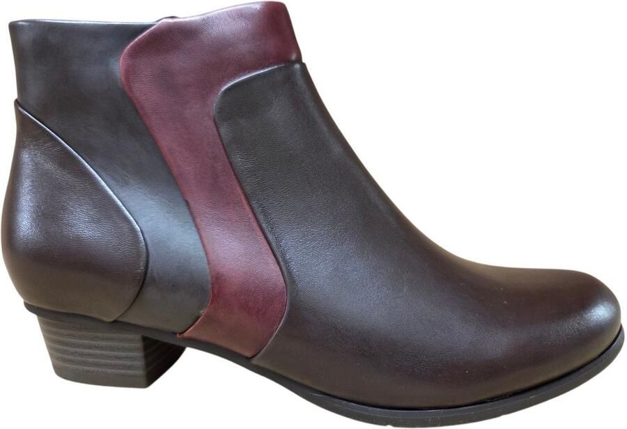 Regarde Le Ciel Stefany 403 7932 TDM Sangria Enkellaarzen Bruin Leer Dames