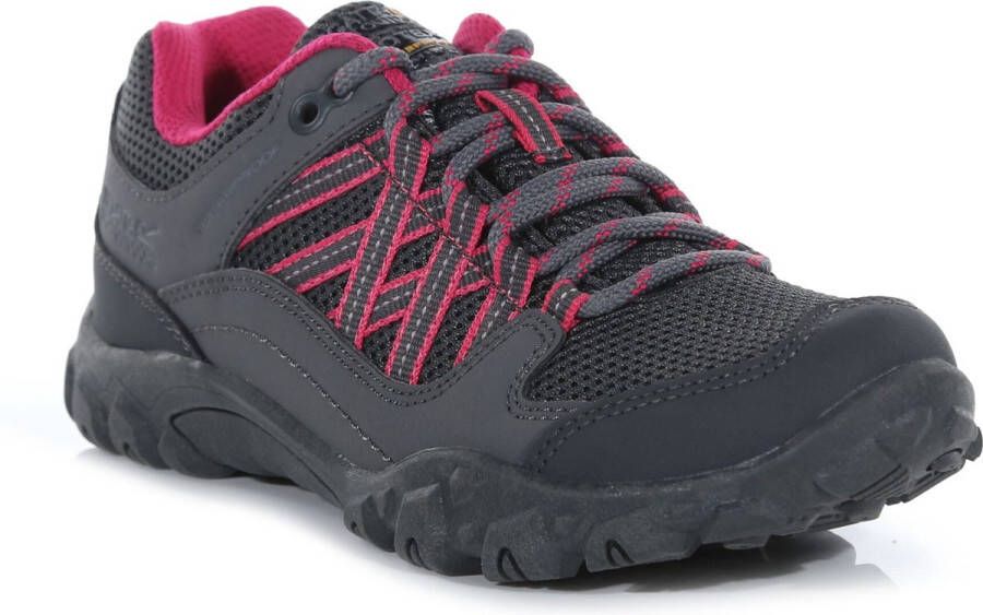 Regatta De Edgepoint Low Junior wandelschoenen kinderen waterdicht ademend Grijs