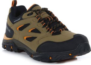 Regatta De Holcombe Iep Lage Wandelschoenen Waterdicht Ademend Donker Geel