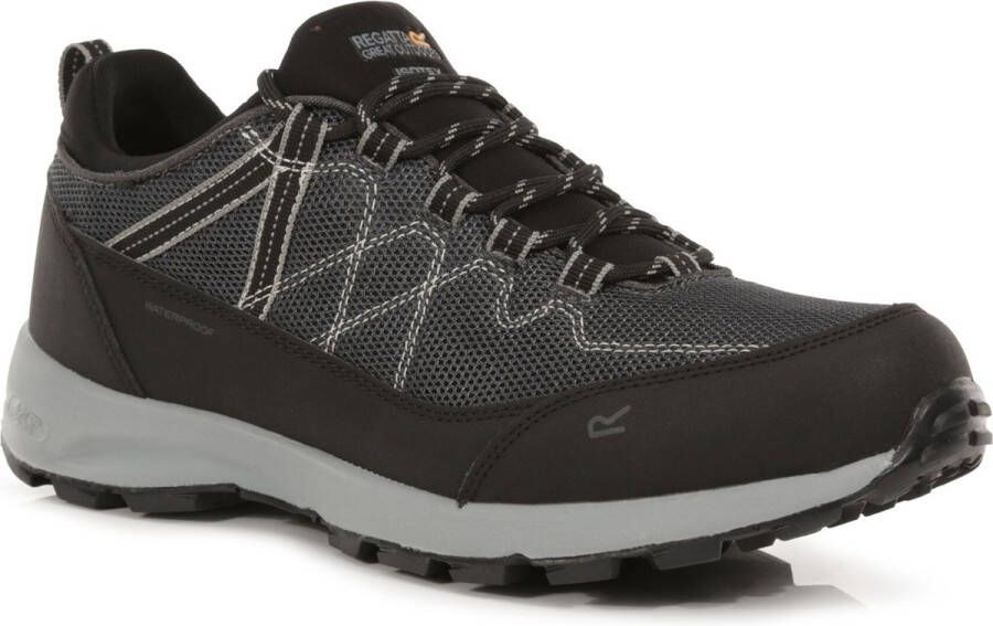 Regatta De Samaris Lite Lage Wandelschoenen Heren Waterdicht Ademend Donker Grijs