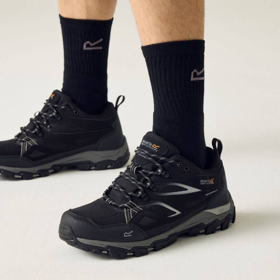 Regatta Holcombe Iii Low Wandelschoenen Zwart Man