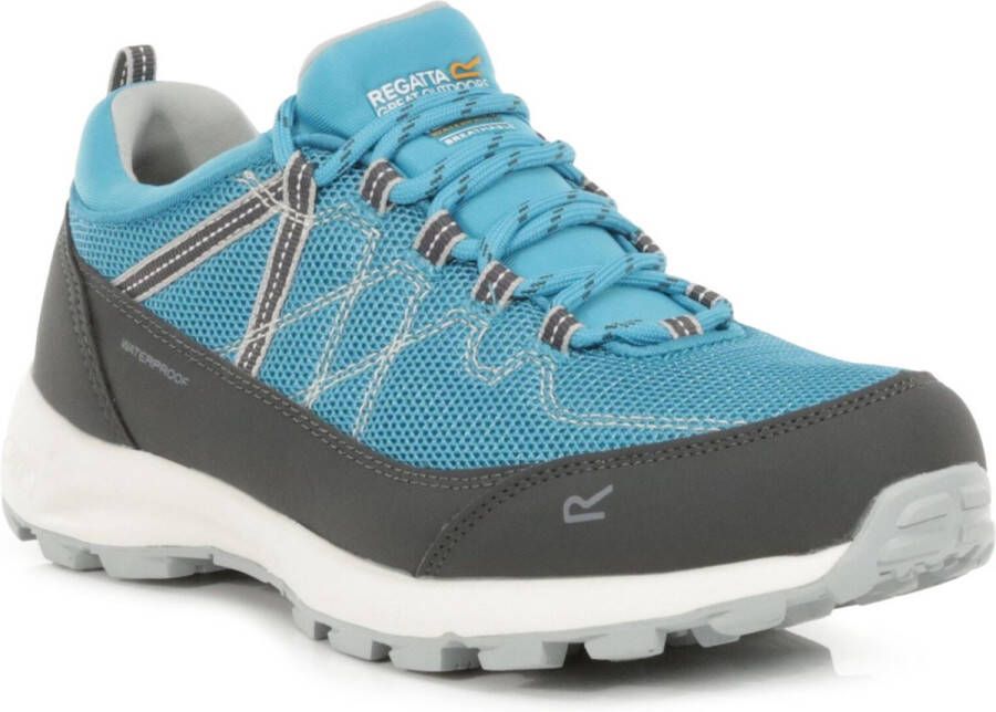 Regatta Lady Samaris Lite Waterdichte Lage Wandelschoenen Voor Dames Blauw