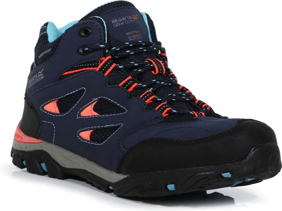 Regatta Holcombe IEP Waterdichte Middelhoge Wandelschoenen Kinderen Unisex Limoen - Foto 3