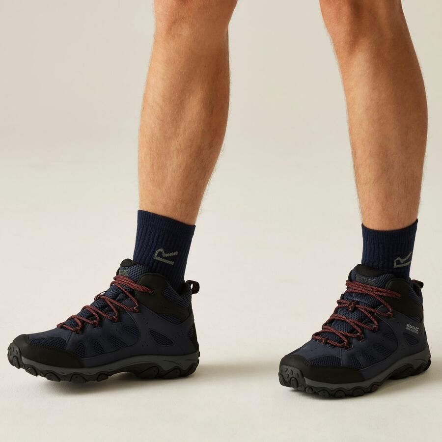Regatta Edgepoint ademende waterdichte halfhoge wandelschoenen voor heren