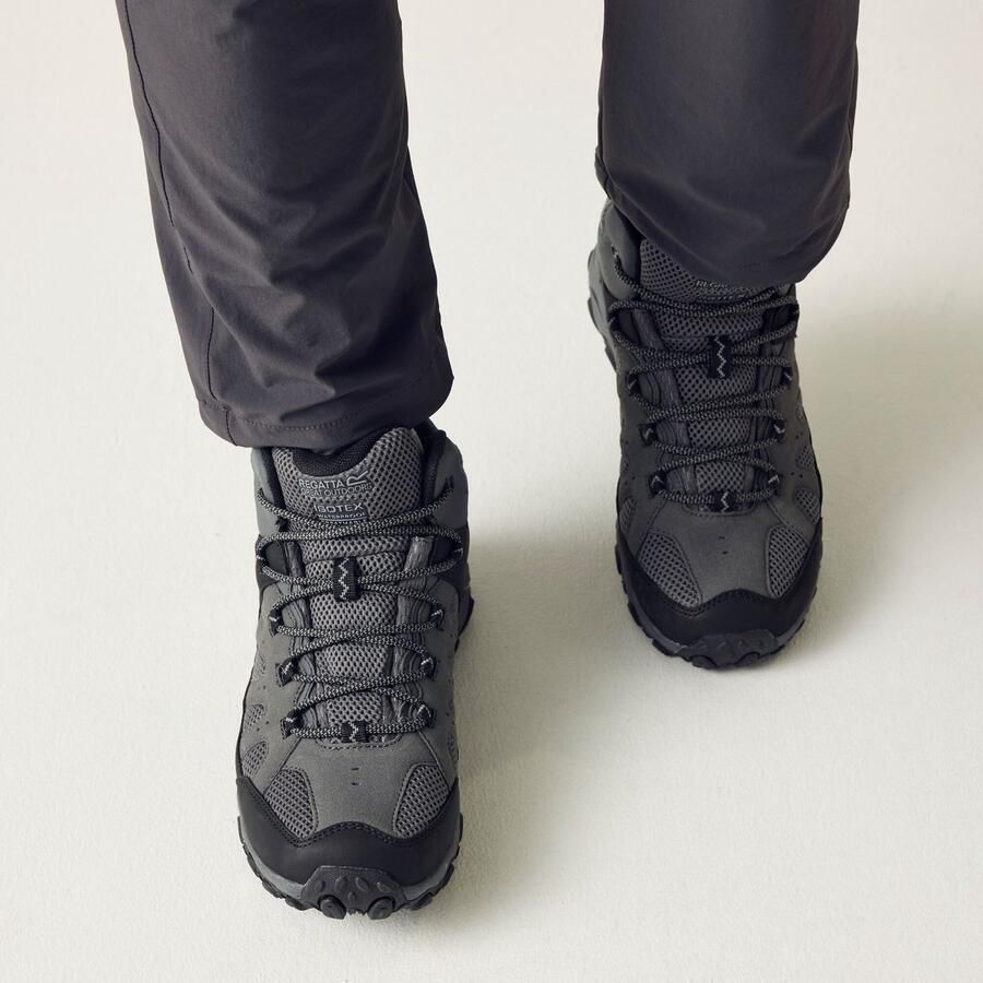 Regatta Edgepoint IV ademende waterdichte halfhoge wandelschoenen voor heren