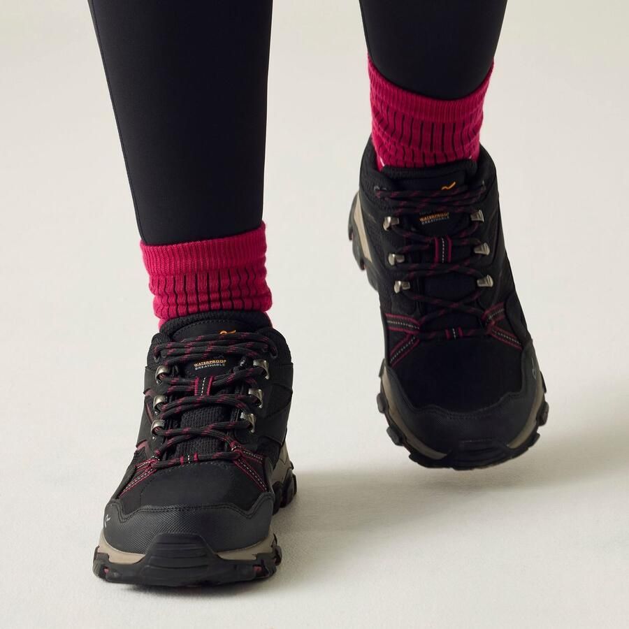 Regatta Holcombe Iii Low Wandelschoenen Zwart Vrouw