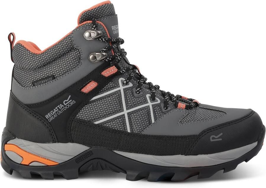 Regatta Samaris Mid Isoflex Dark Steel Satsuma Wandelschoenen Dames