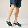 Regatta Penzance canvas instapschoenen voor heren - Blauw