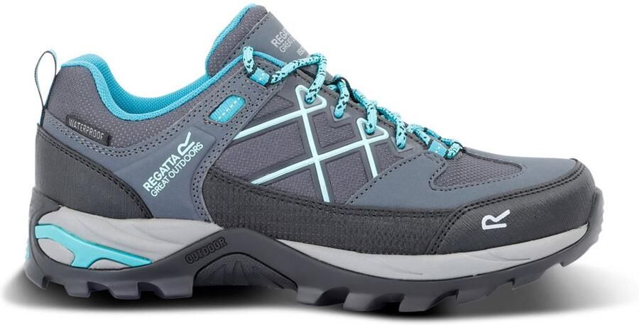 Regatta Samaris Low Isotex Seal Grey Turquoise Wandelschoenen Dames