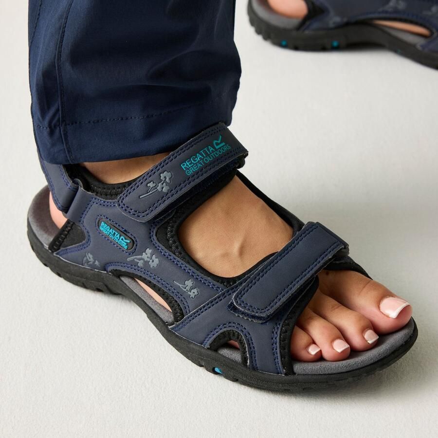 Regatta Sandalen Hiking Dames Verstelbare Banden Gewatteerd Voetbed Haris - Foto 2