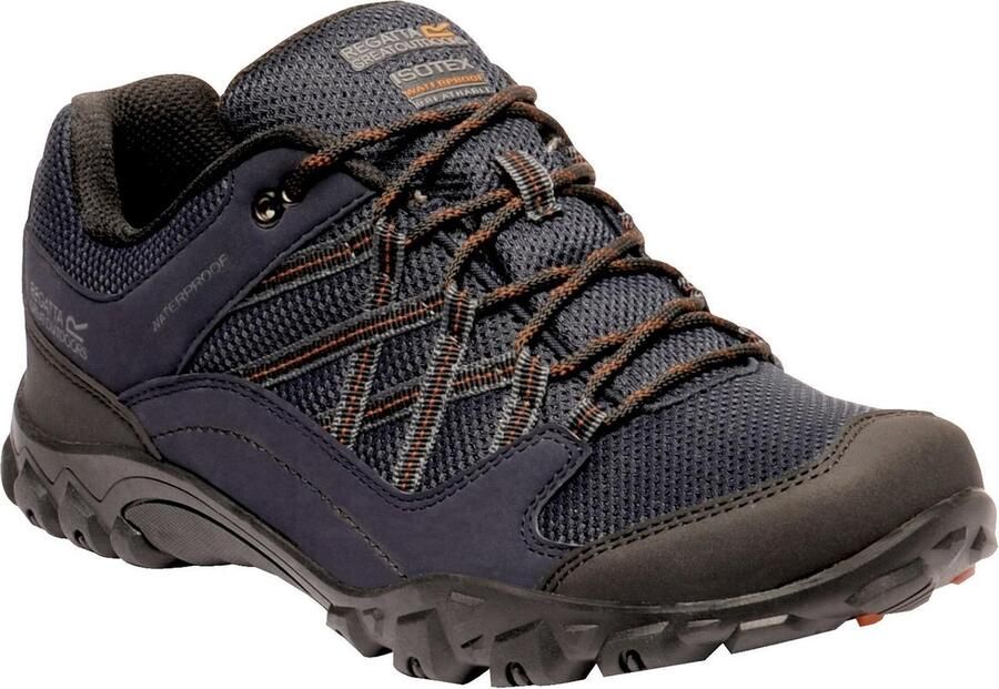 Regatta De Edgepoint III wandelschoenen heren waterdicht ademend Blauw