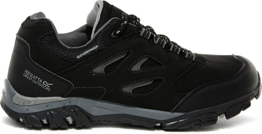 Regatta Wandelschoenen Unisex zwart donker grijs - Foto 3