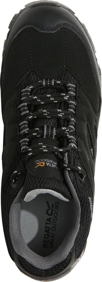 Regatta Wandelschoenen Unisex zwart donker grijs - Foto 5