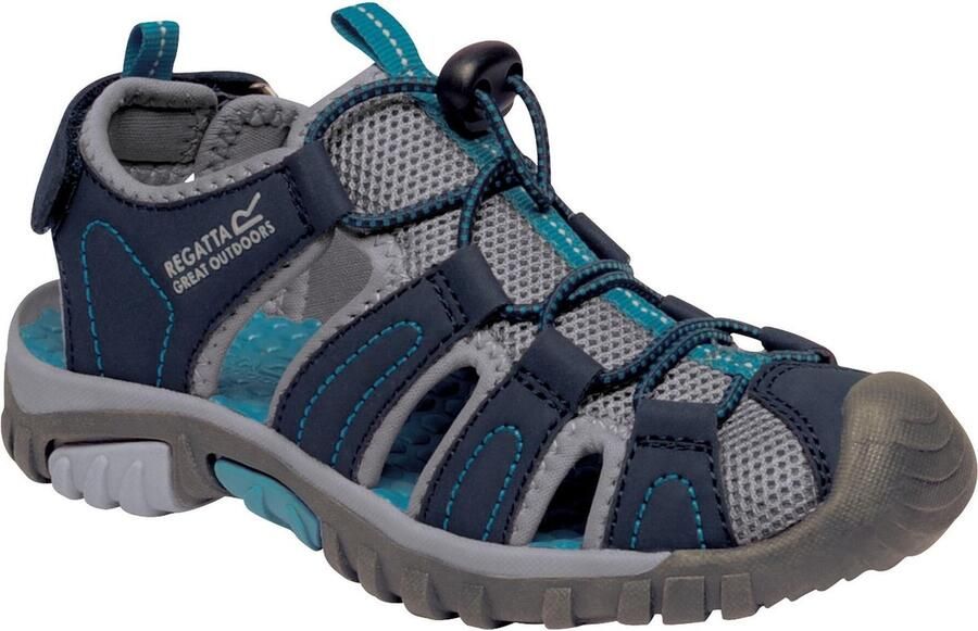 Regatta Westshore Junior Wandelsandalen Met Ventilerend Gaas Sandalen Kinderen Marine