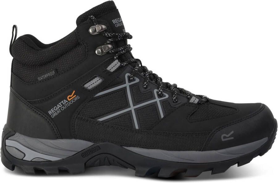 Regatta Samaris Mid Isotex Black Granite Wandelschoenen Heren