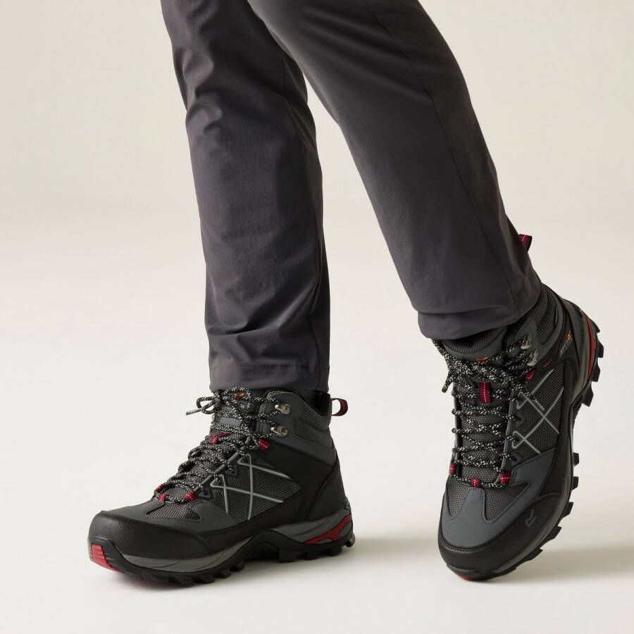 Regatta Samaris Mid Isotex Briar Rio Red Wandelschoenen Heren