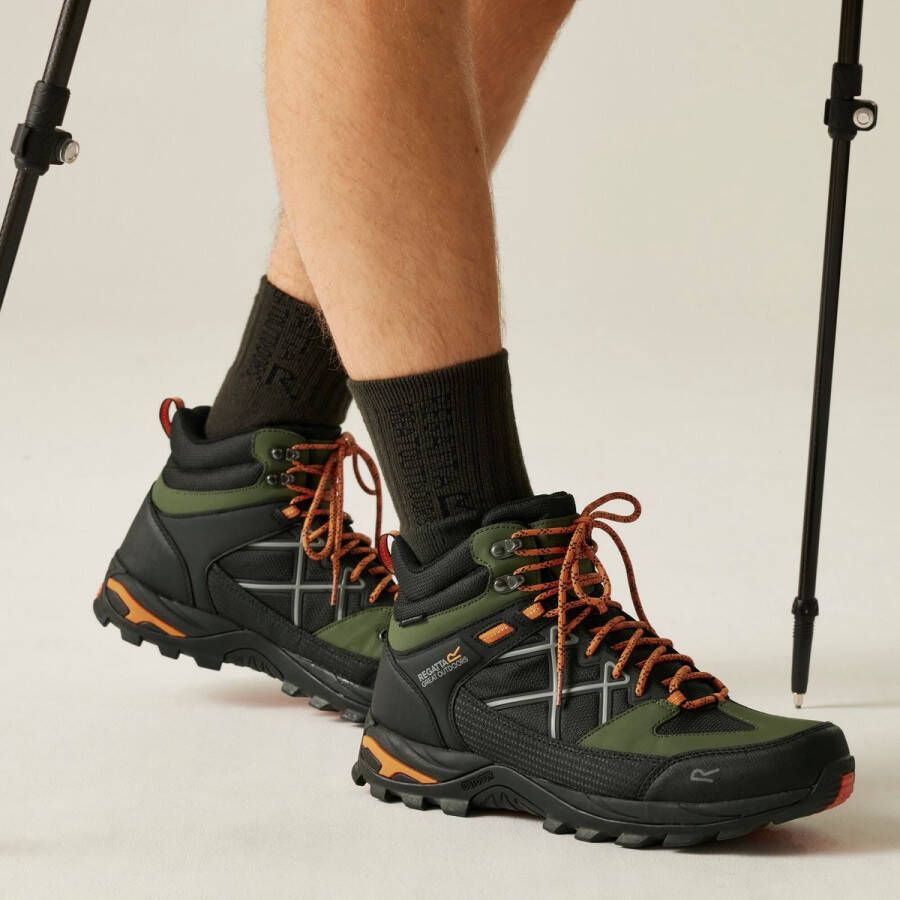 Regatta Samaris Mid Isotex Dark Khaki Fox Wandelschoenen Heren