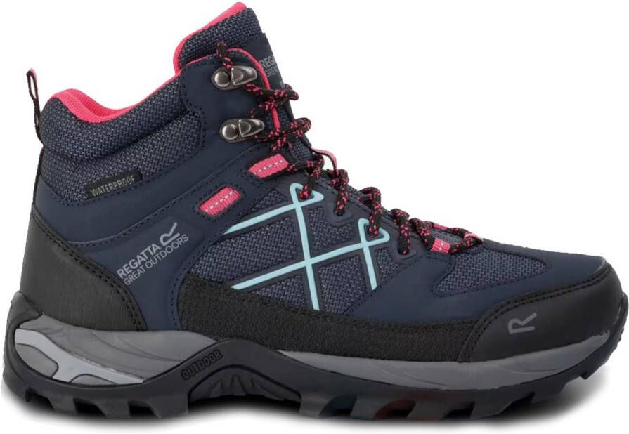 Regatta Samaris III High Navy Pink Wandelschoenen Dames - Foto 1