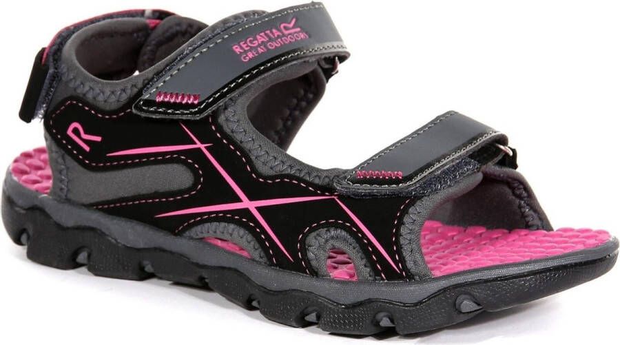 Regatta Sandalen grijs zwart roze