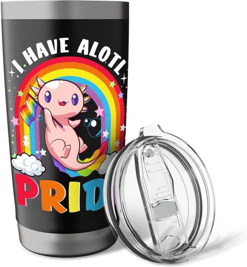 Regenboog Axolotl Thermobeker