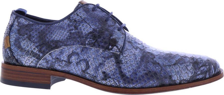 Rehab Footwear Greg Snk Aquarel | Blauwe nette schoen - Foto 4