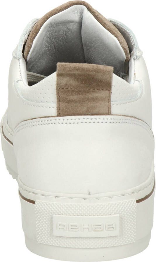 Rehab Crash Lage sneakers Leren Sneaker Heren Wit - Foto 4