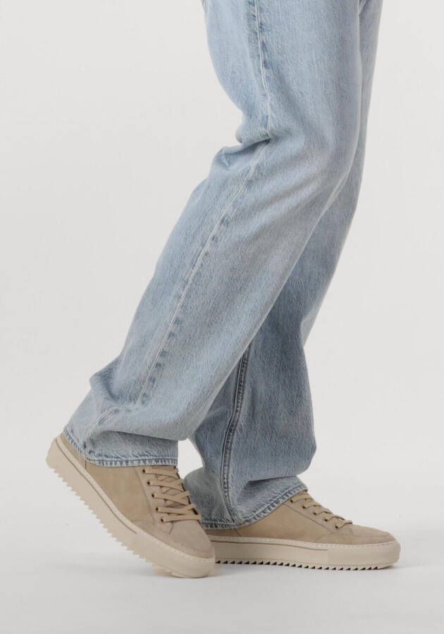 Rehab Beige Suède Heren Lage Sneakers Beige Heren