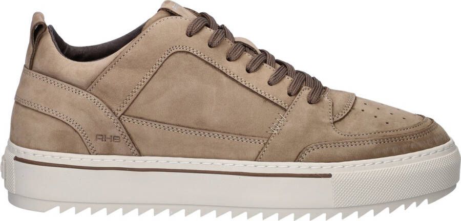 Rehab Creon Nub Sneakers Laag Taupe