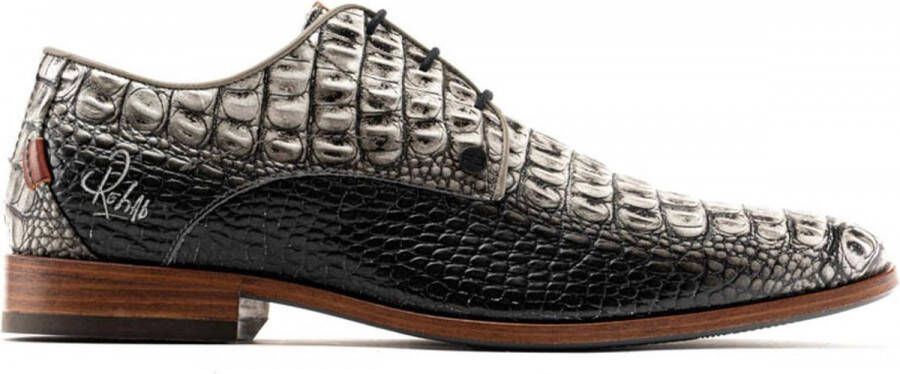 Rehab Footwear Greg Crc Vnz | Donkergrijze nette schoenen