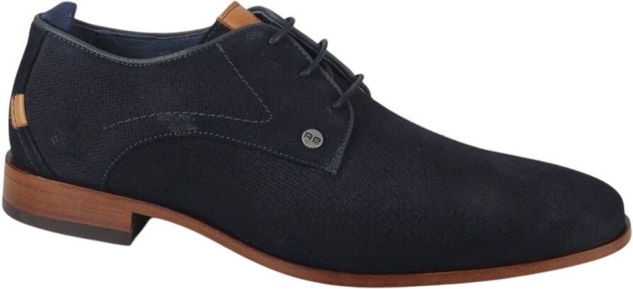 Rehab GREG WALL SUE 8100 DBLU heren veterschoenen gekleed blauw