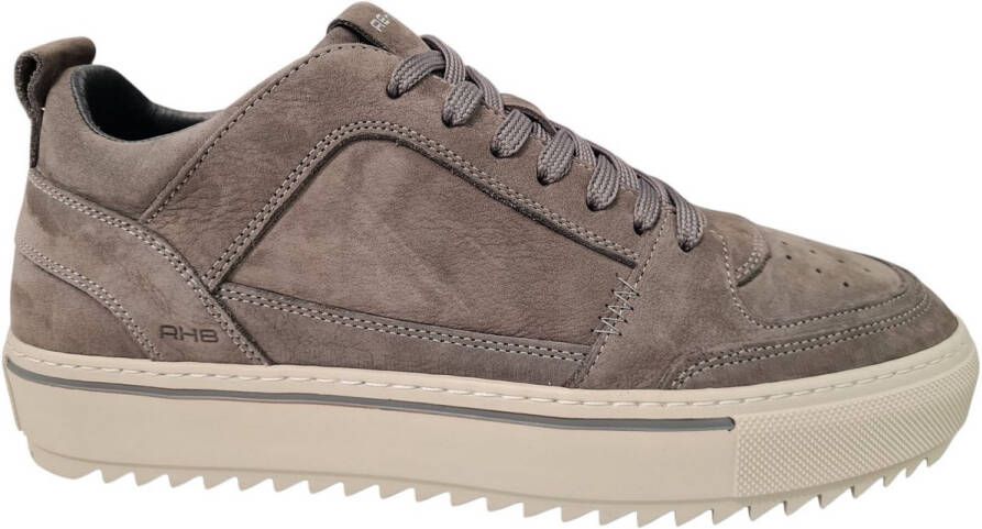 Rehab Grijze Nubuck Heren Sneakers Grijs