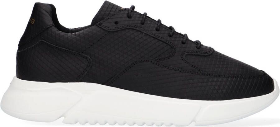 Rehab Hedley Triangle Lage sneakers Leren Sneaker Heren Zwart