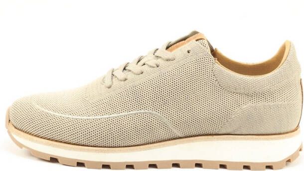 Rehab Mason Knit Veterschoenen Laag Beige