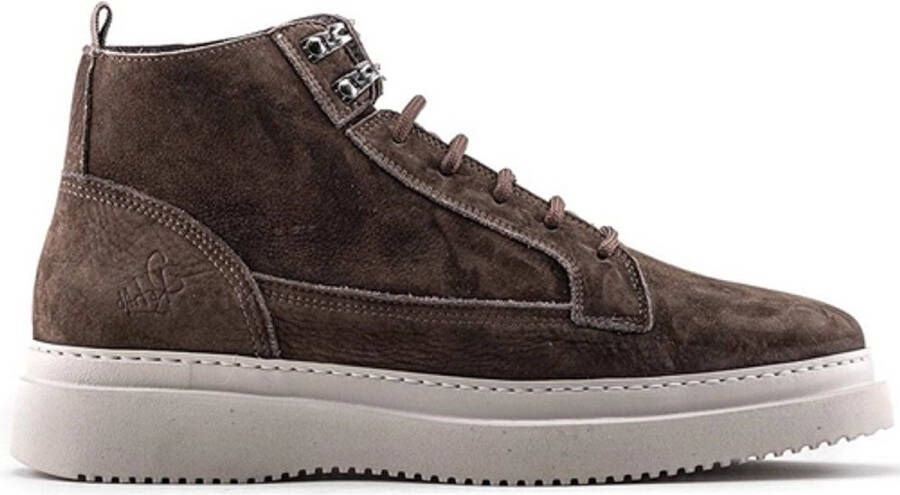 Rehab Footwear Morris Nub | Hoge donkerbruine boots