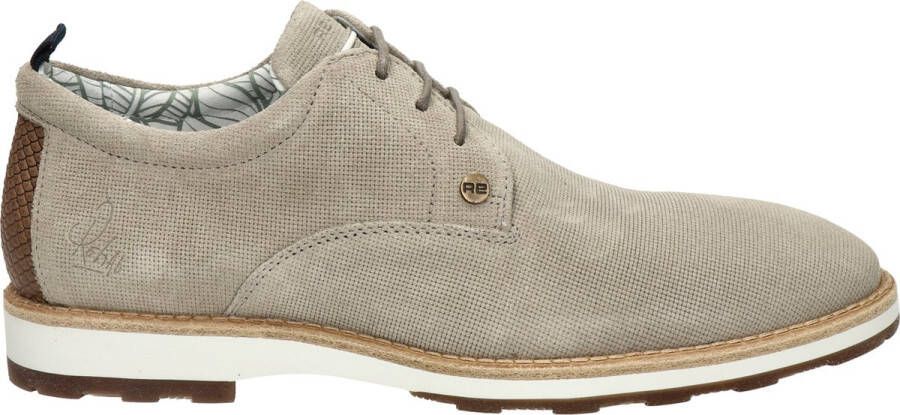Rehab Pozato Dots heren veterschoen Beige