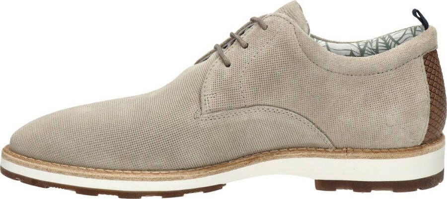 Rehab Pozato Dots heren veterschoen Beige
