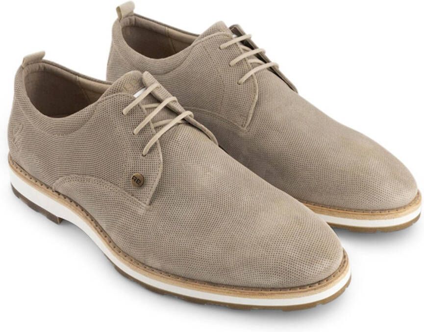 Rehab Pozato Weave Nette schoenen Veterschoenen Heren Beige