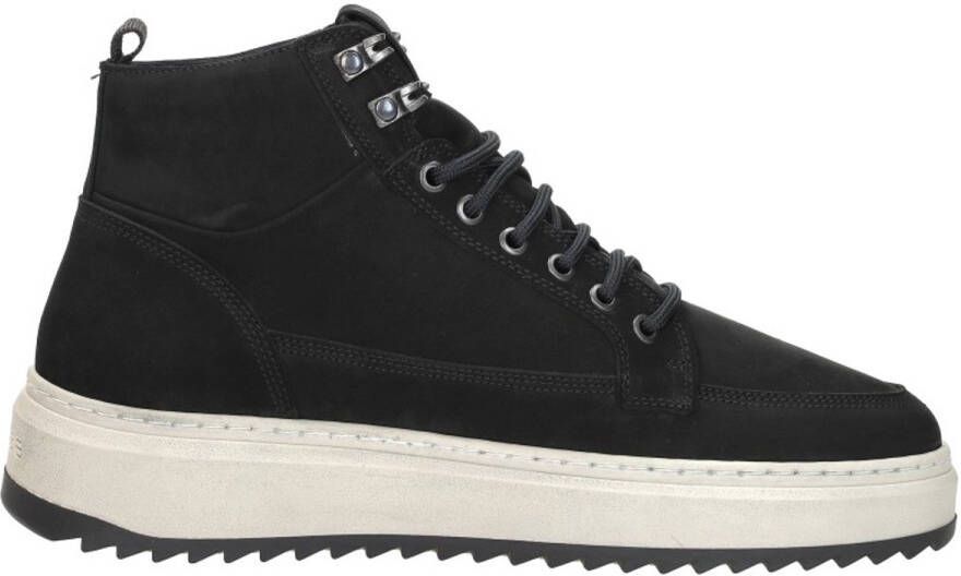 Rehab Rafa Nub Veterschoenen Hoog zwart