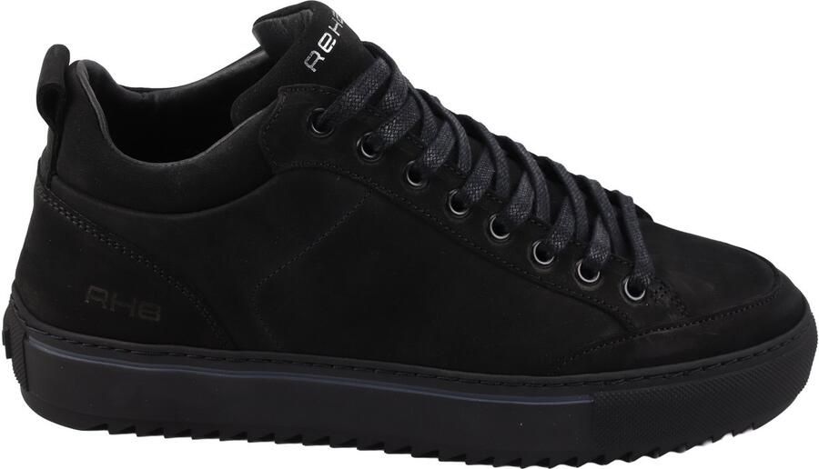 Rehab Craig 2142 653202 Veterschoenen Sportief Mannen zwart nubuck suede