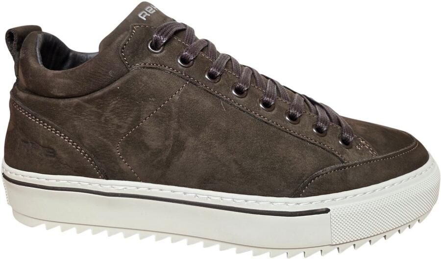 Rehab Craig Nub 4800 Dark Brown Sneakers Donker Bruin Nubuck Heren Bruin - Foto 1