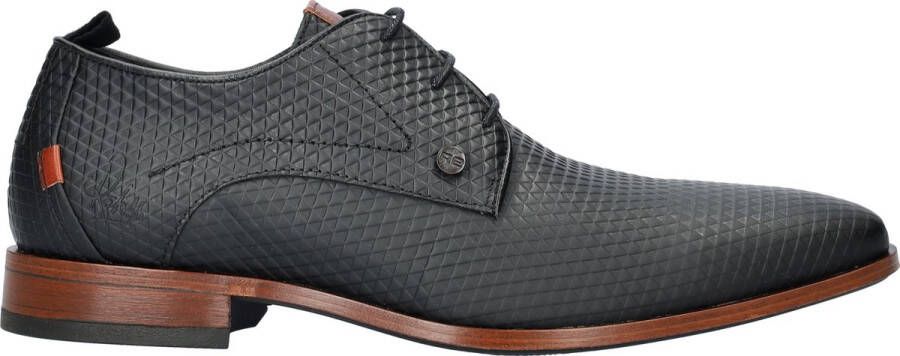 Rehab Footwear Greg Triangle | Lage zwarte nette veterschoenen - Foto 3