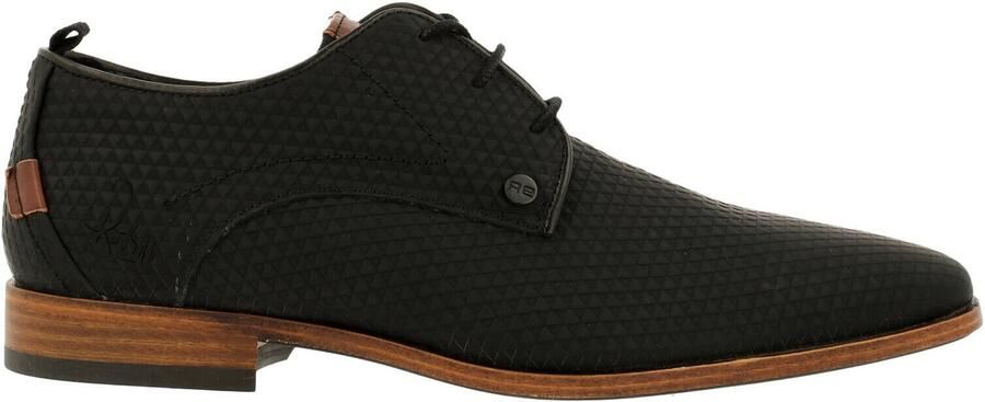 Rehab Footwear Greg Triangle | Lage zwarte nette veterschoenen - Foto 2