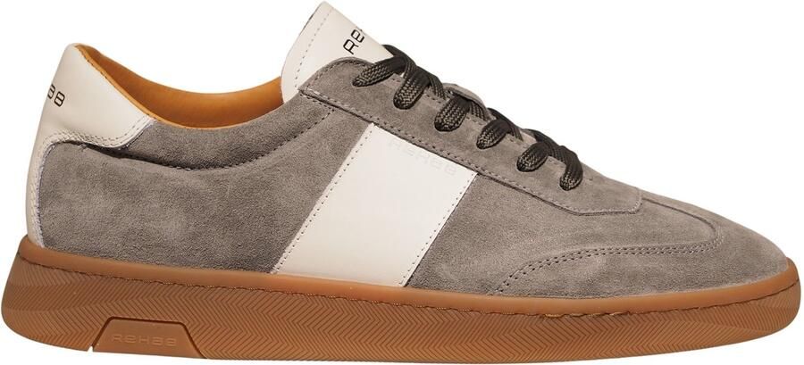 Rehab groen grijze suède heren sneakers Zack