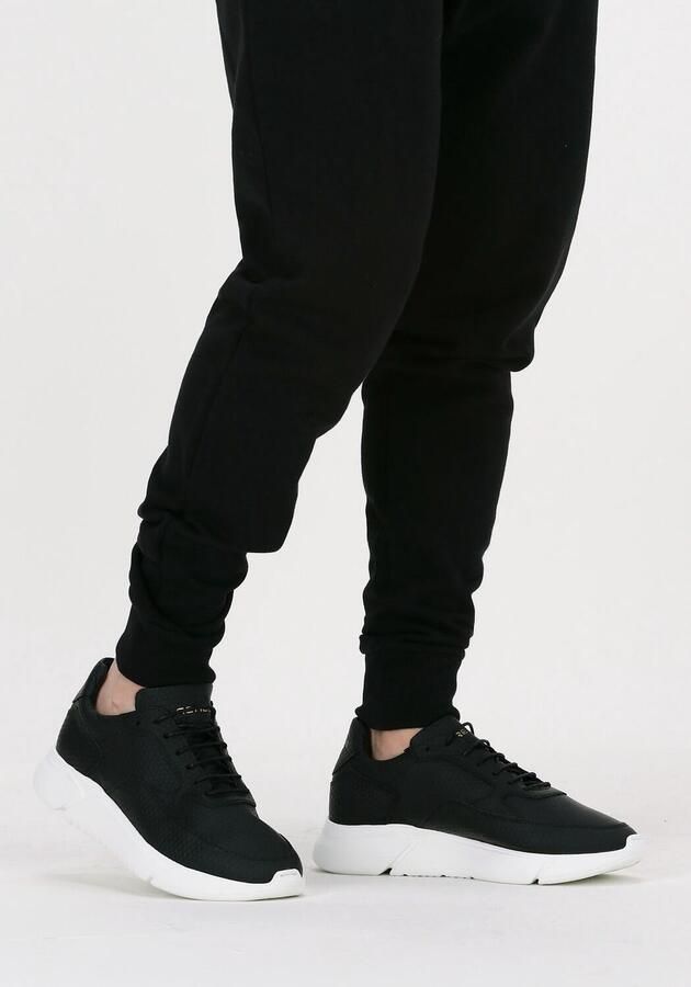 Rehab Hedley Triangle Lage sneakers Leren Sneaker Heren Zwart - Foto 3