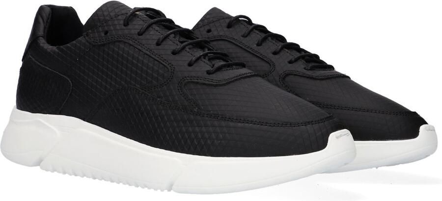 Rehab Hedley Triangle Lage sneakers Leren Sneaker Heren Zwart - Foto 5