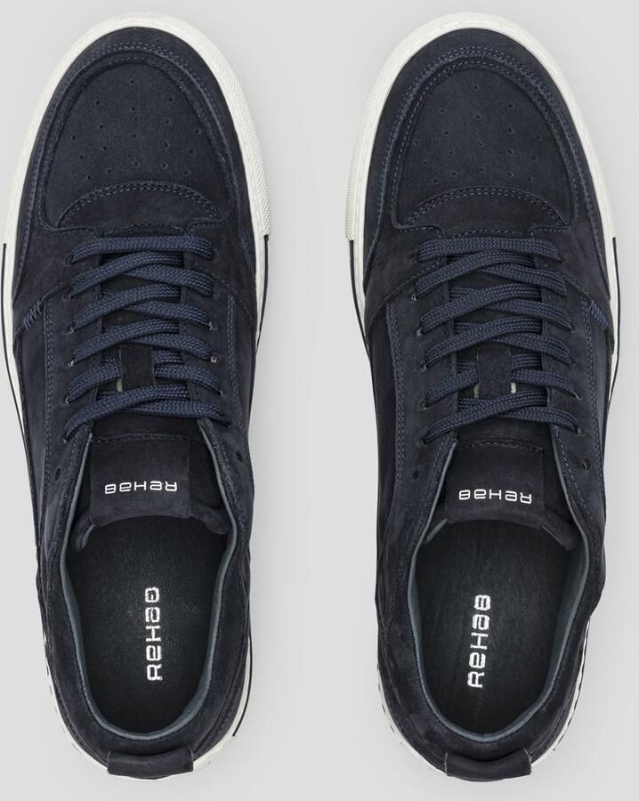 Rehab Heren sneaker Creon nub Artikel 2542 675203 4700 Blauw - Foto 5